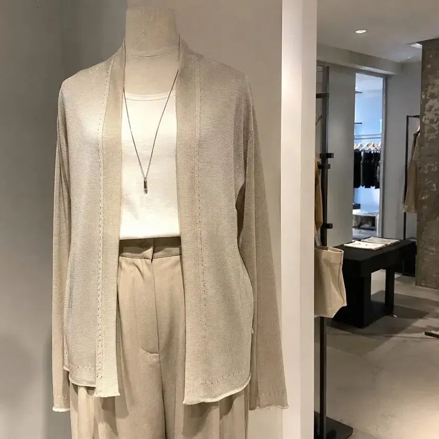 [BUNJANG] Max Mara Linen Cardigan - Size S / Max Mara S 사이즈 린넨 가디건
