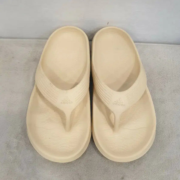 [BUNJANG] Adidas Adicane Flip Flops Sand Strata Beige 255 / 아디다스 아디케인 플립플랍 샌드 스트라타 베이지 쪼리 슬리퍼 255