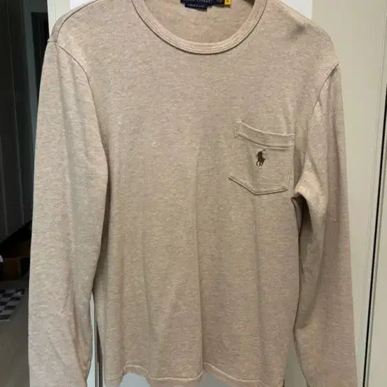 [BUNJANG] Polo Ralph Lauren Long Sleeve Beige Size M / 폴로 랄프로렌 롱슬리브 M
