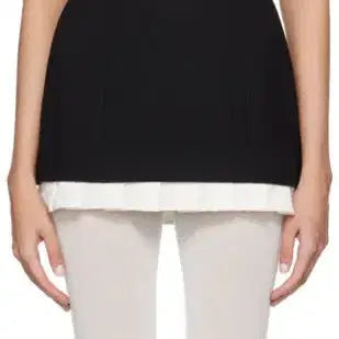 [BUNJANG] SHUSHU/TONG Black Slim-Fit Mini Dress UK 8 / (옷장 정리) 슈슈통 리본 블랙 슬림핏 미니원피스