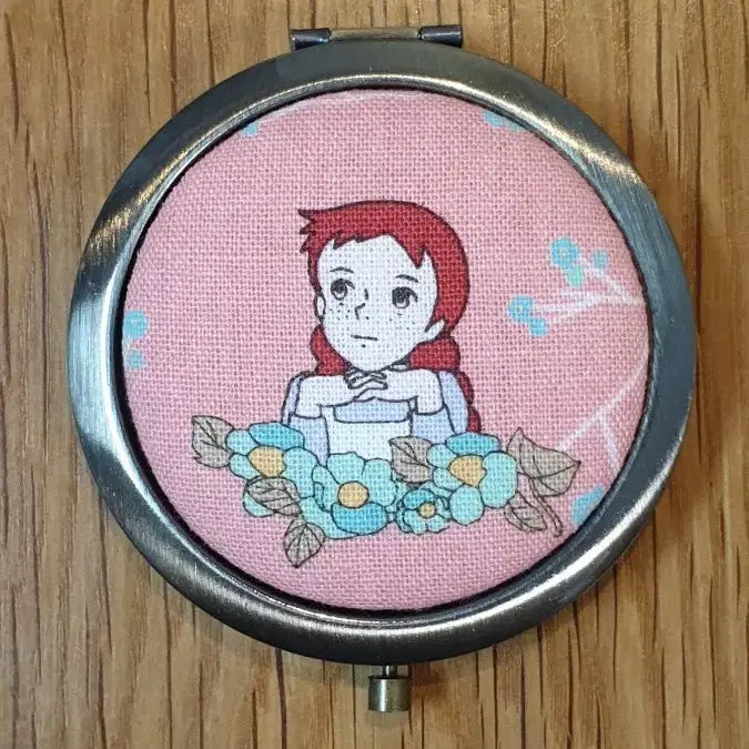 [BUNJANG] Handmade Anne of Green Gables Double-Sided Mirror / 핸드메이드 빨간머리앤 양면거울