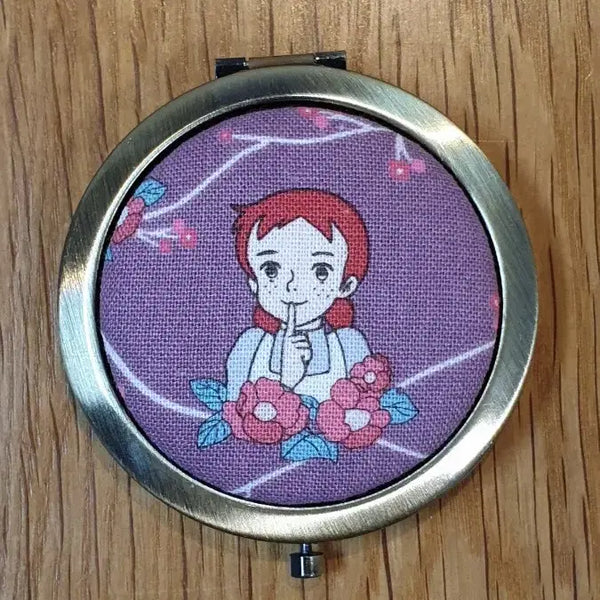 [BUNJANG] Handmade Anne of Green Gables Double-Sided Mirror / 핸드메이드 빨간머리앤 양면거울