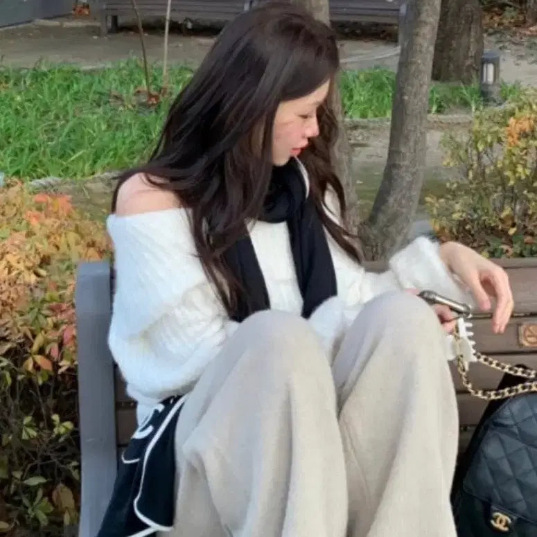 [BUNJANG] ONT Knit Pants Beige Short / 온트 니트팬츠 베이지 숏