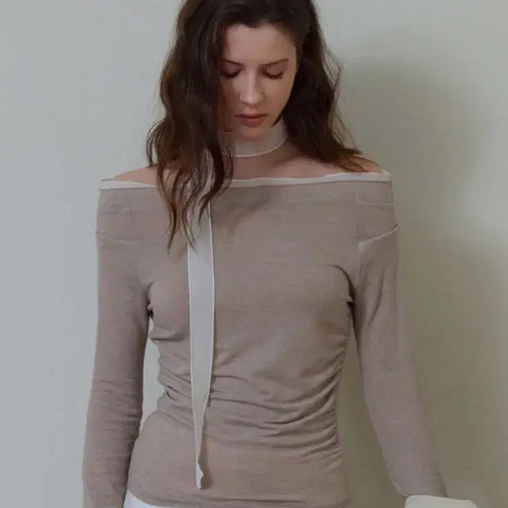 [BUNJANG] Le Vain Soft Tie Chiffon Top S / 르베인 소프트 타이 쉬폰 탑 S