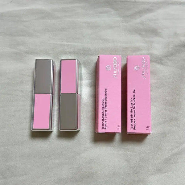 [BUNJANG] Shiseido Technosatin Gel Lipstick 01, 02 / 새상품 시세이도 테크노새틴 젤 립스틱 01,02