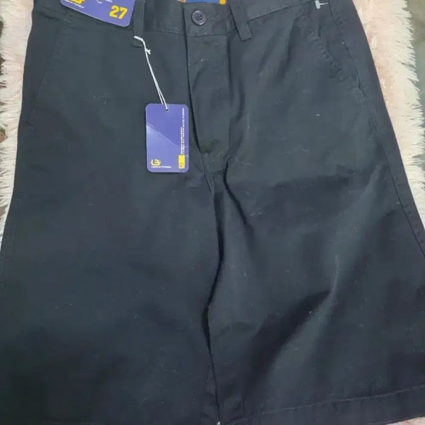 [BUNJANG] Technical Black Cotton Shorts - Size 27 / 파격세일)...27. (새상품)테크니컬 블랙 면  반바지 .