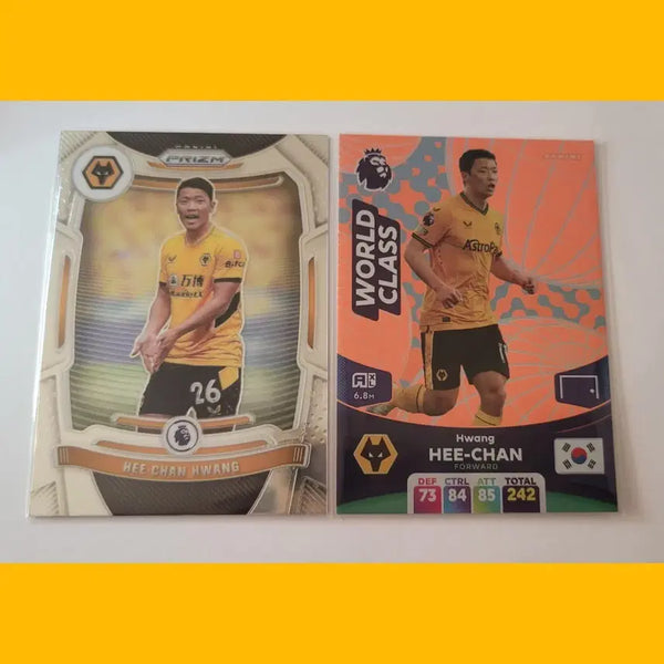 [BUNJANG] Panini EPL Wolverhampton Wanderers 17-Card Set (Includes Hwang Hee-chan Silver Prism & World Class) / 파니니 EPL 울버햄튼 17장 세트 (황희찬 실버프리즘&월드클래스 포함)