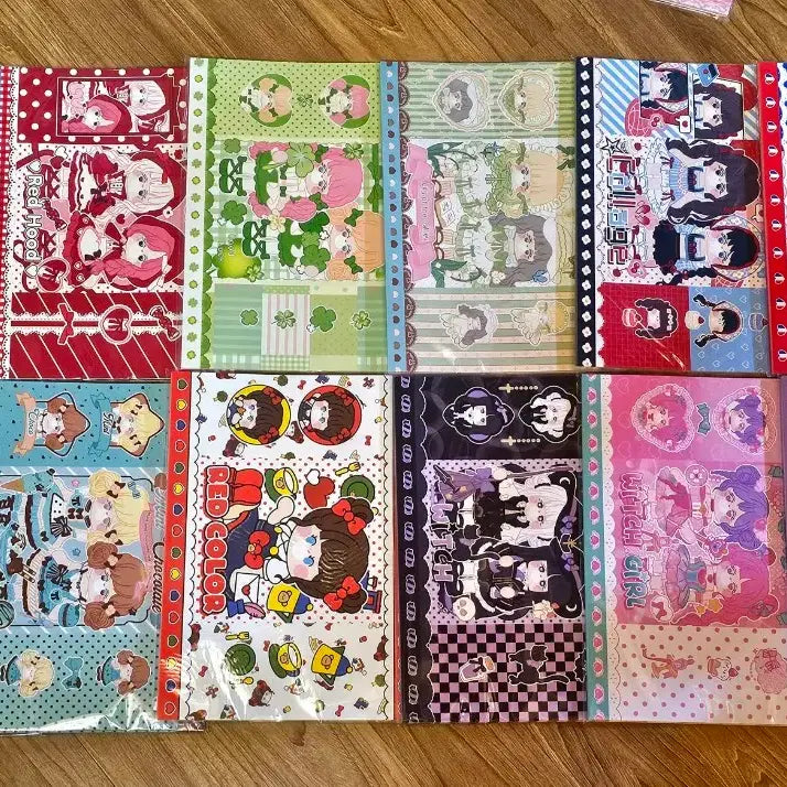 [BUNJANG] Bibi Wrapping Paper Set / 비비 랩핑지 12세트 판매해요