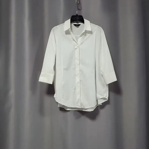 [BUNJANG] SI White Cotton Shirt / SI 화이트 면셔츠