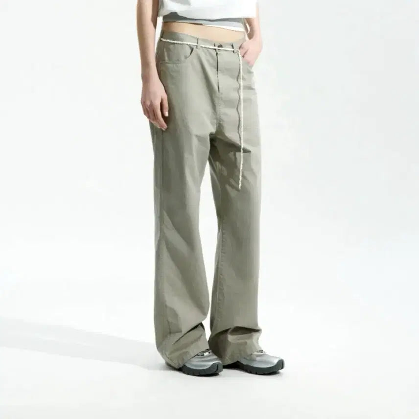 [BUNJANG] LOW CLASSIC Washed Cotton Relaxed Pants (S) / 로우클래식 워시드 코튼 릴렉스드 팬츠 s