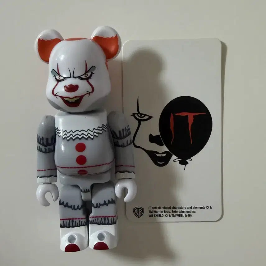 [BUNJANG] Bearbrick 36 Horror IT Pennywise / 베어브릭 36탄 호러 IT 페니와이즈 (정)