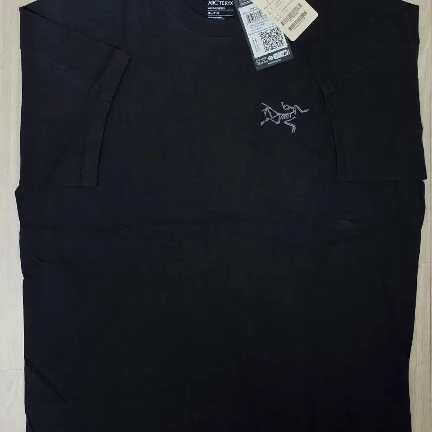 [BUNJANG] Arc'teryx Short-Sleeve T-Shirt Black XL / 아크테릭스 반팔 티셔츠 블랙 XL (105~110) 새상품