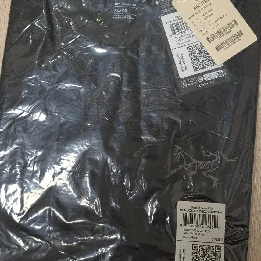 [BUNJANG] Arc'teryx Short-Sleeve T-Shirt Black XL / (새상품) 아크테릭스 반팔 티셔츠 블랙 XL (105~110)