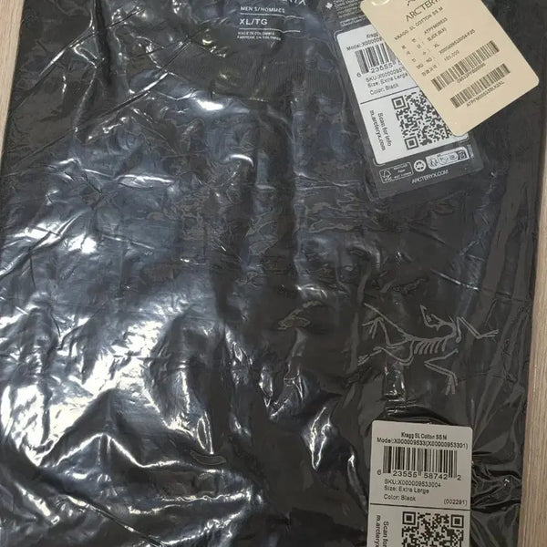 [BUNJANG] Arc'teryx Short-Sleeve T-Shirt Black XL / (새상품) 아크테릭스 반팔 티셔츠 블랙 XL (105~110)