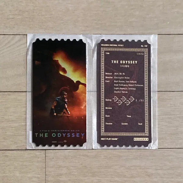 [BUNJANG] Odyssey Original Ticket, Gwang-eum Poster, IMAX Poster, 4DX Poster / [오디세이] 오리지널티켓/광음/아이맥스/4DX 포스터