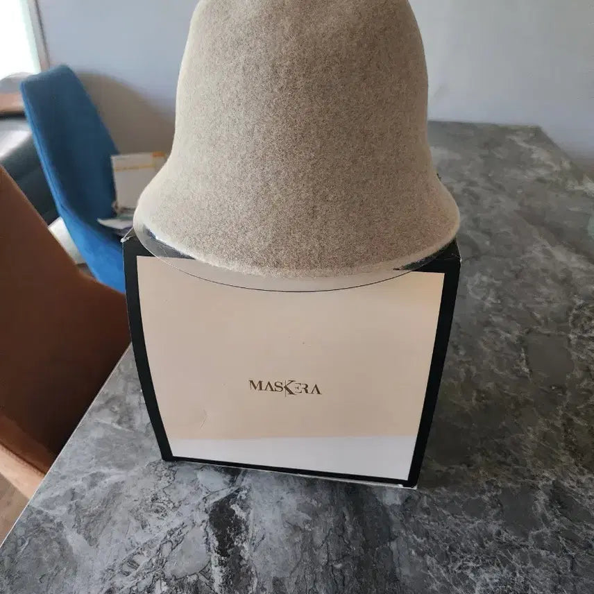 [BUNJANG] Mascara Wool Bucket Hat - Beige / 마스케라울버킷햇