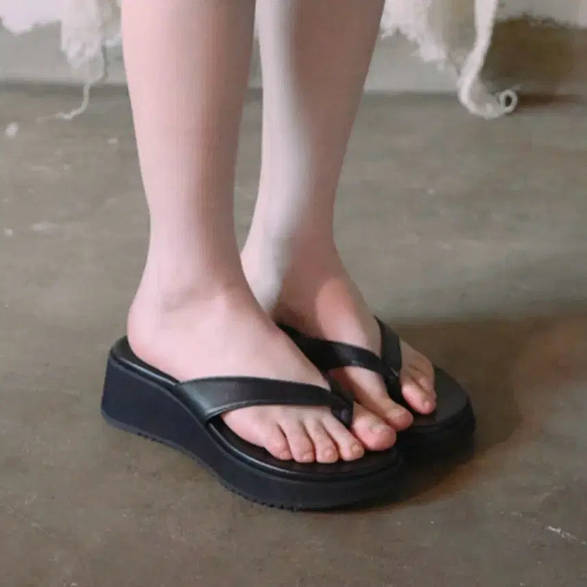 [BUNJANG] TANATT Platform Flip-flops Sandals (240) / 타낫 플랫폼 플립플롭 플랫폼 쪼리 240 판매