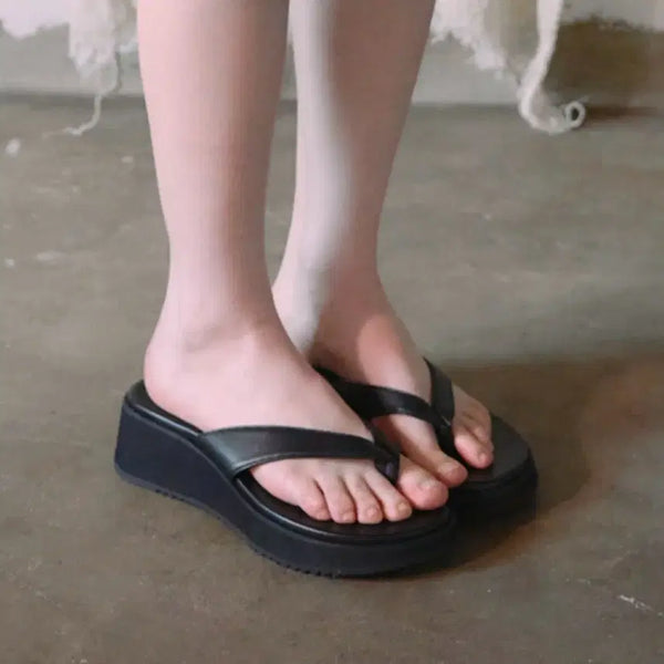 [BUNJANG] TANATT Platform Flip-flops Sandals (240) / 타낫 플랫폼 플립플롭 플랫폼 쪼리 240 판매