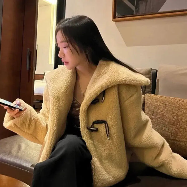 [BUNJANG] Headment Shearling Toggle Jacket / 헤더먼트 시어링 토글 자켓