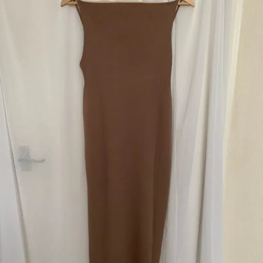 [BUNJANG] COS Backless Knitted Slip Dress Beige Melange XS / 코스 COS 백리스 니티드 슬립 드레스 원피스 베이지 몰그레이 32사이즈 XS사이즈 44사이즈 55사이즈 66사이즈