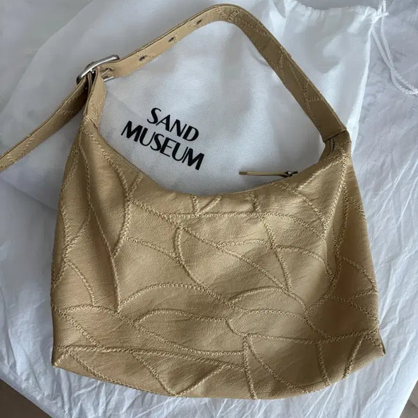 [BUNJANG] Sandmuseum Cactus Hobo Bag Mini Butter Yellow / 상태좋음) 샌드뮤지엄 가방 CACTUS HOBO BAG MINI [Butter Yellow]