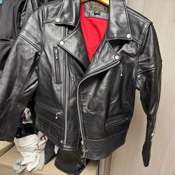 [BUNJANG] DIAFVINE Genuine Leather Rider Jacket Size S / 디아프바인(DIAFVINE) 소가죽 라이더 자켓 S사이즈
