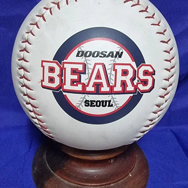 [BUNJANG] Doosan Bears Big Ball Large Baseball Ornament (NEPOS) / 두산 베어스 빅볼 대형 야구공 장식품 (네포스 제)
