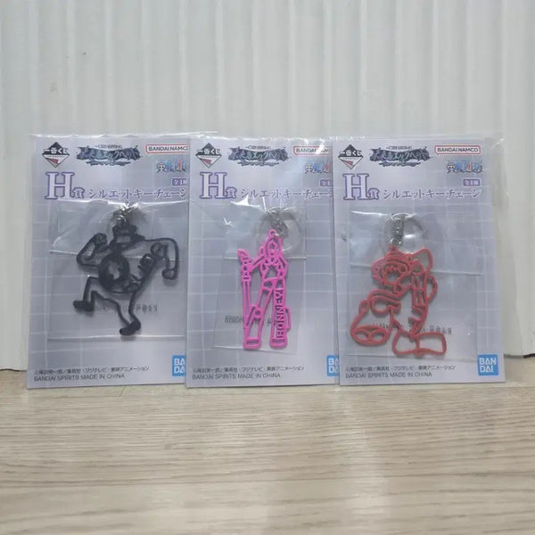 [BUNJANG] One Piece Egghead Island H Prize Silhouette Keychain Bundle Set / 원피스 미래섬 에그헤드 H상 실루엣 키체인 일괄판매