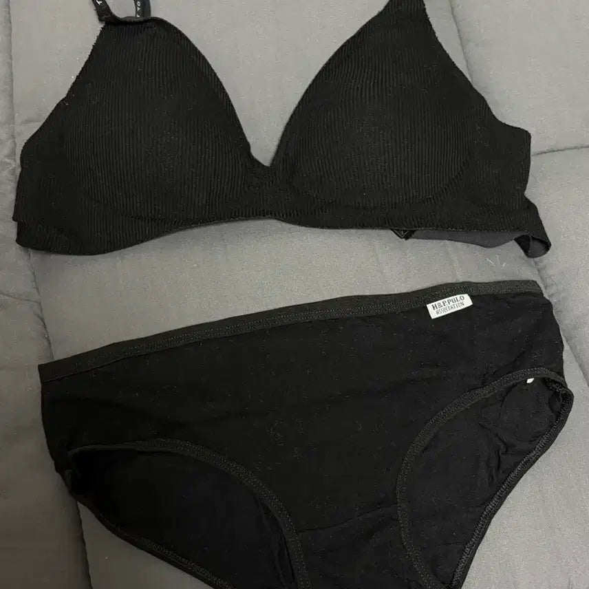 [BUNJANG] Women's Cotton Bra and Panty Set / 중고 | 여성팬티 브라 세트
