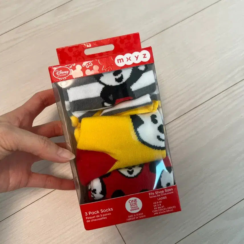[BUNJANG] Disney Authentic Socks 3-Pair Bundle (New) / 디즈니 정품 양말 3개 일괄 (새제품)