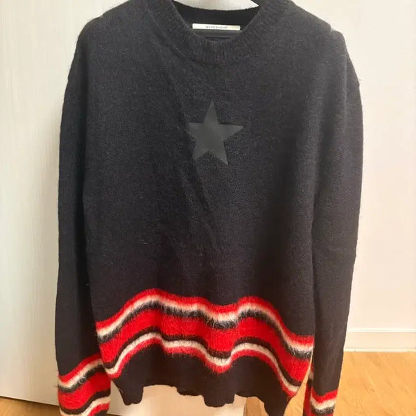 [BUNJANG] Givenchy Star Knit Black S / 지방시 별 니트 블랙 S