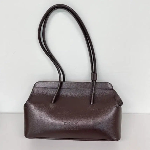 [BUNJANG] Monde Monde Magnet Boston Bag Mocha Brown / [정품] 몽드몽드 머그넷 보스턴 백 모카브라운
