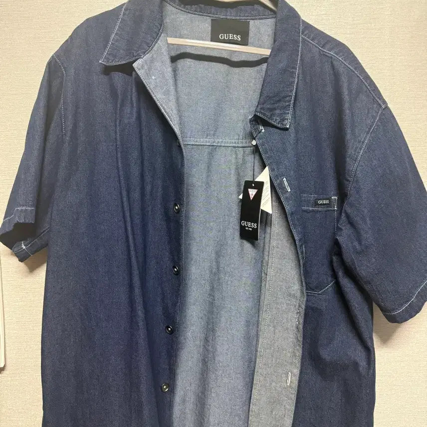 [BUNJANG] GUESS Denim Short Sleeve Jacket / GUESS 데님 반팔 자켓