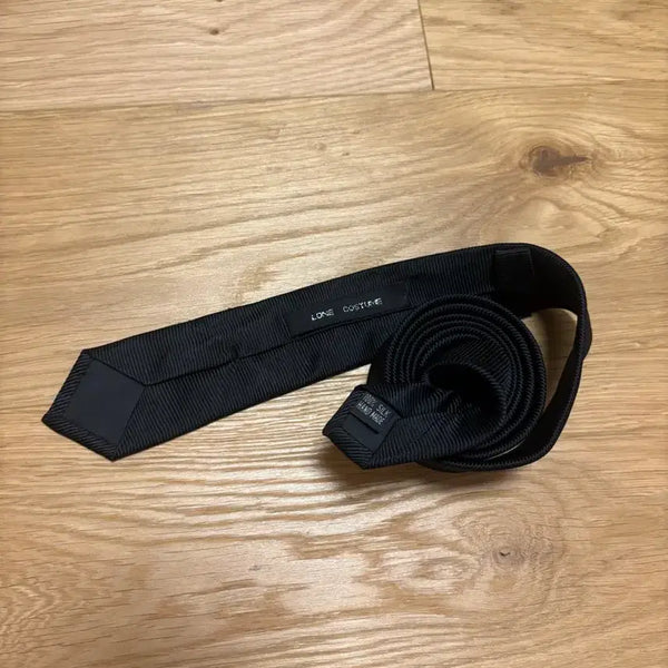 [BUNJANG] LONE COSTUME Black Silk Necktie / LONE COSTUME 블랙 실크 넥타이