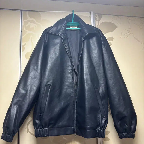 [BUNJANG] Leather Jacket / 가죽 자켓 105 (급처)