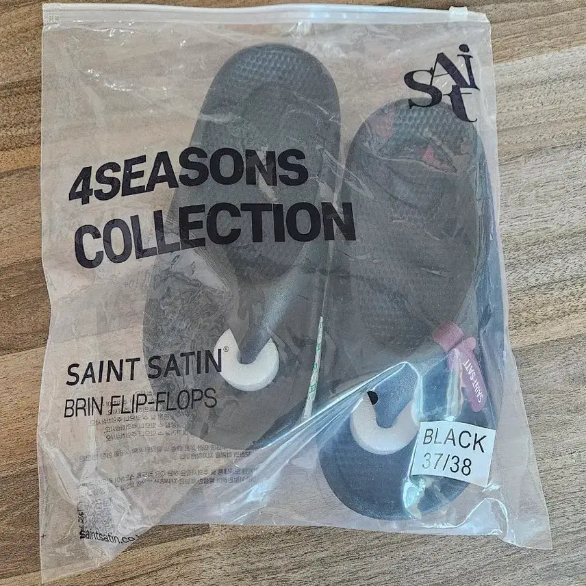 [BUNJANG] Saint Satin Brin Flip Flop Black / 세인트새틴 브린 플립 플랍 블랙