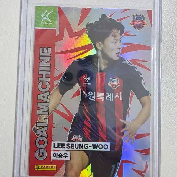 [BUNJANG] 2024 K League Lee Seung-woo Goal Machine Red Card / 2024 k리그 파니니 이승우 골머신 레드 카드 수원fc