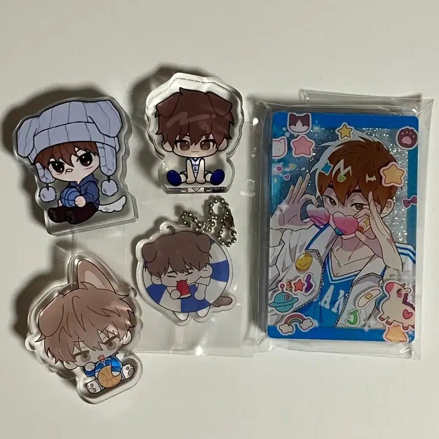 [BUNJANG] Garbage Time Gabta Lee Sang-ho Acrylic Colotto Block Keyring Bundle Set / (일괄)가비지타임 갑타 기상호 아크릴 코롯토 블록 블럭 키링