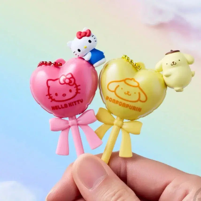 [BUNJANG] Sanrio Heart Balloon Miniature Collection / 산리오 하트 모양 풍선식완