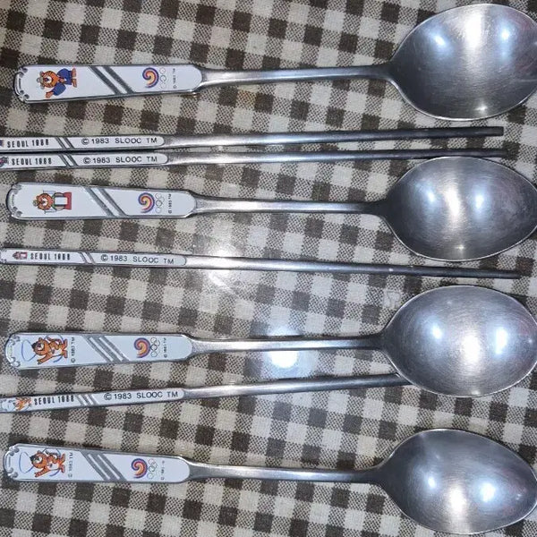 [BUNJANG] Seoul Olympics Commemorative Spoon and Chopsticks Set / 서울올림픽 기념 수저 젓가락