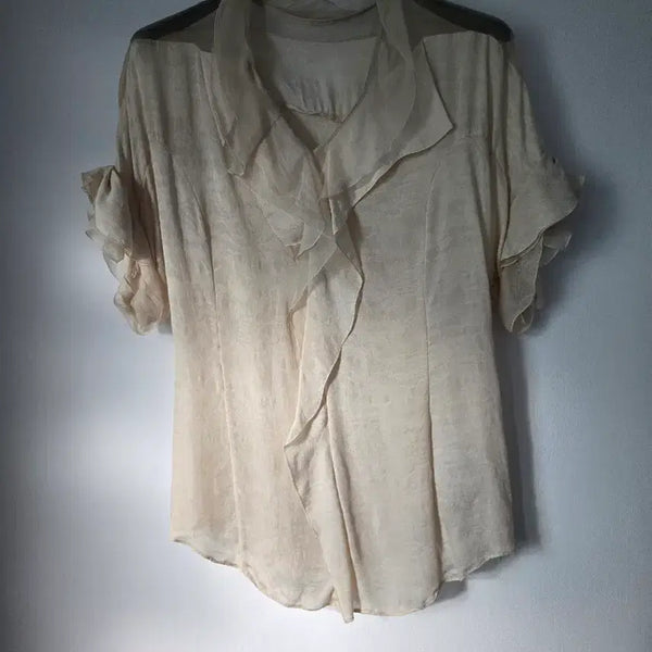[BUNJANG] Obzee Jinyoung Silk Blouse / 오브제 김진영 고급라인 실크블라우스