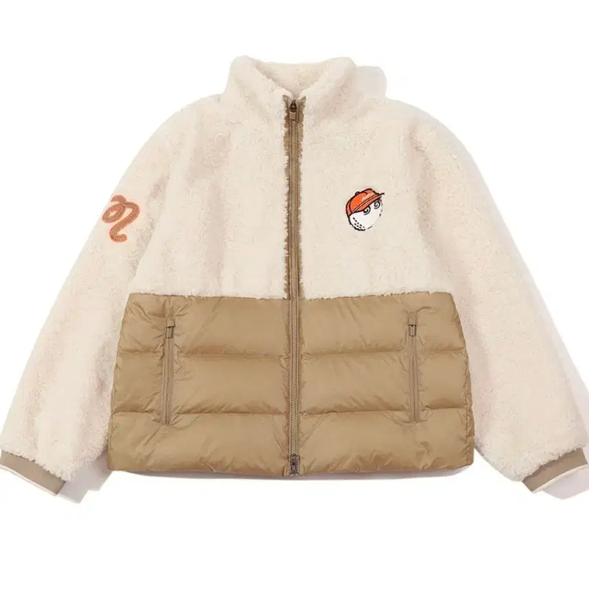 [BUNJANG] Malbon Golf Women's Fleece Hybrid Down Jacket / (정품) 말본골프 여성 플리스 하이브리드 다운자켓