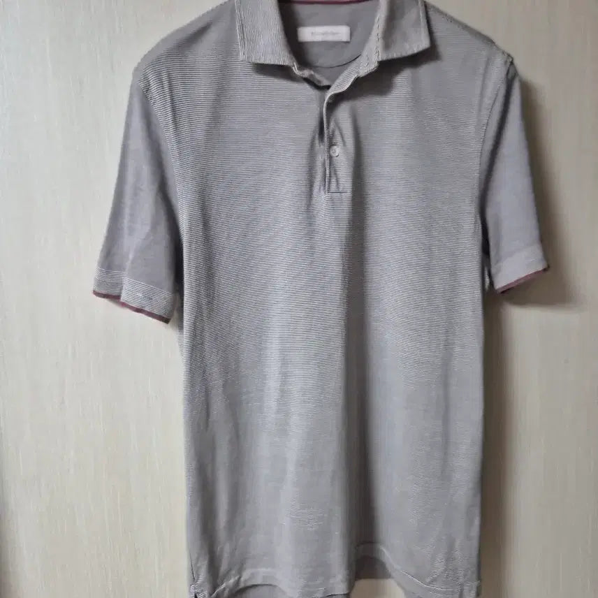 [BUNJANG] Ermenegildo Zegna Silk Cotton Short Sleeve Polo Shirt Small / 에르메네질도제냐 카라티 실크 코튼  반팔 티셔츠 스몰  95
