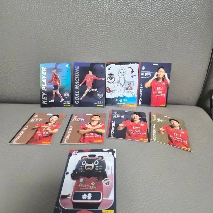 [BUNJANG] Kimcheon Sangmu FC 2026 Panini Soccer Cards Bundle Set / 일괄 2026 파니니 k리그 축구카드 김천상무FC 박세진 홍윤상 이상헌 민경현 고재현 김주찬