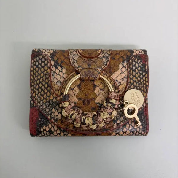 [BUNJANG] See by Chloé Hana Small Wallet Bifold - Steak Print / [정품] 씨 바이 끌로에 하나 스테이크 프린트 반지갑