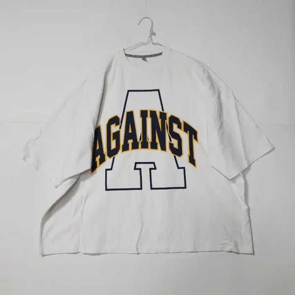 [BUNJANG] White Short-Sleeve T-Shirt / 반팔 티셔츠 화이트 0210