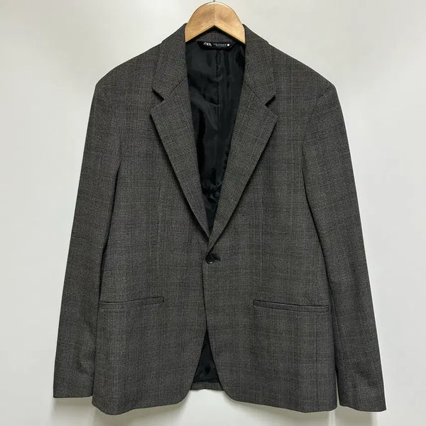 [BUNJANG] ZARA Glen Plaid Single Blazer Jacket (Men's 100) / [남자-100 (50)]ZARA 자라 글렌체크 싱글 블레이저 자켓