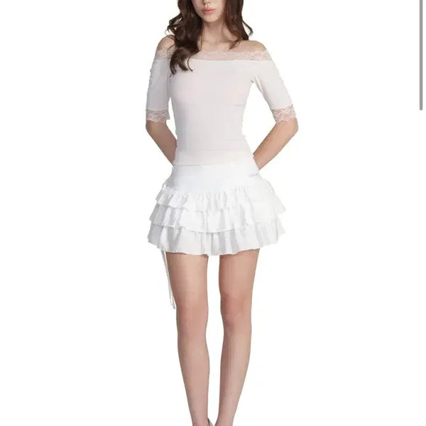 [BUNJANG] Clissier Donut Off-Shoulder Top Pink / 새상품 클리시어 도넛 오프숄더 핑크