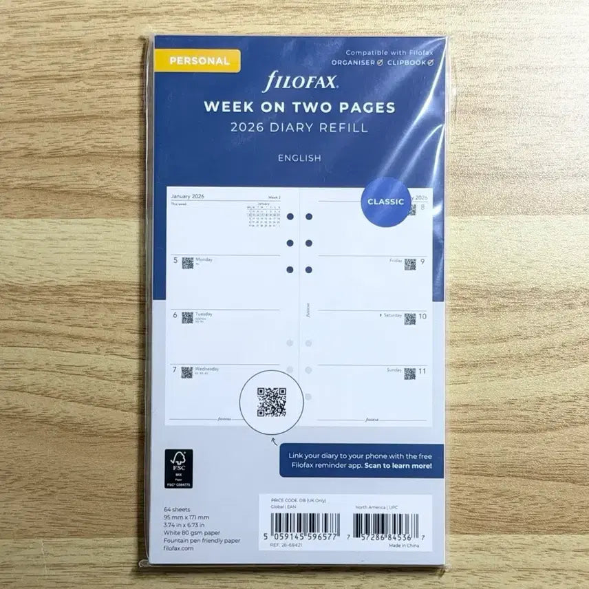 [BUNJANG] Filofax Weekly A6 Planner / [미개봉] 파일로팩스 위클리 A6