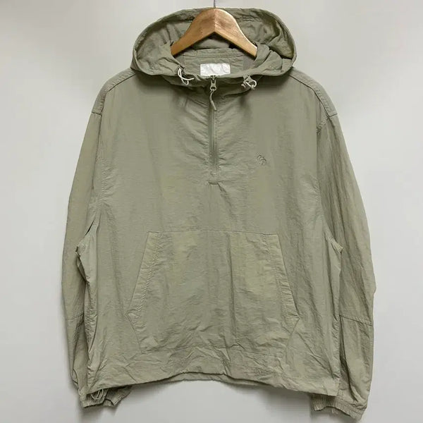 [BUNJANG] Code:Grapy Comfy Hood Anorak Windbreaker (Light Grey, Nylon) / [남여공용-95]CGP 코드그라피 컴피 후드 아노락 바람막이